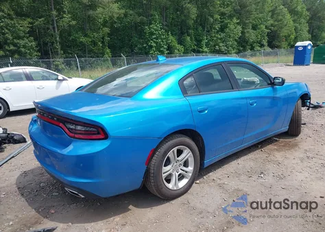 2023 Dodge Charger Sxt из США, поврежденный, VIN 2C3CDXBG5PH609762